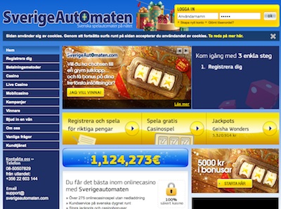 Sverigeautomaten front