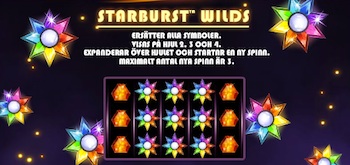 Starburst funktioner