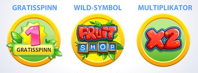 Fruit Shop funktioner