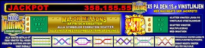 Major Millions funktioner