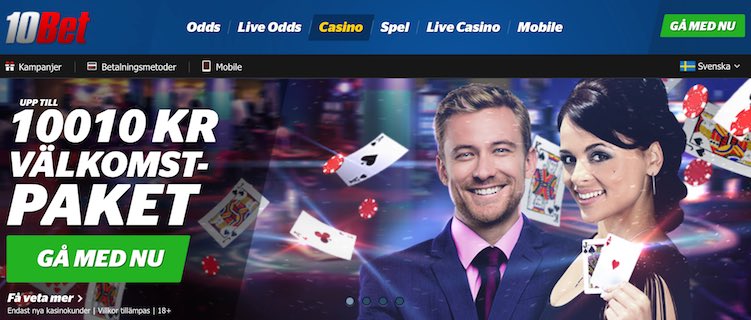 10bet casino bonus