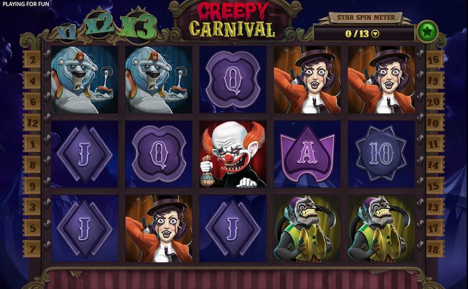 Creepy carnival slot