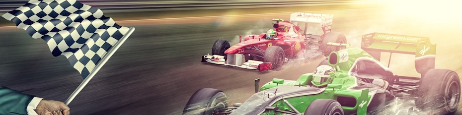 Högoktanig livecasino-kampanj med Formel 1-resa i potten