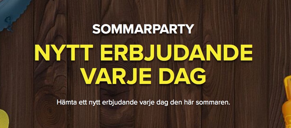 Sommarparty hos SuperLenny