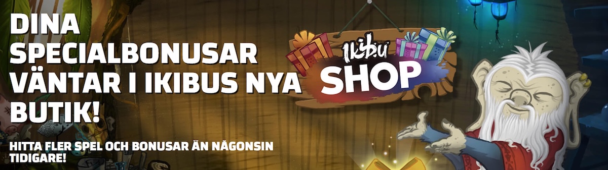 Ikibu uppgraderar sin butik - fler freespins att hämta