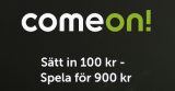 Rekordstor jubileumsbonus hos ComeOn Casino