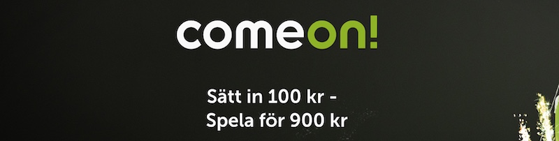 Rekordstor jubileumsbonus hos ComeOn Casino