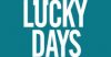 LuckyDays casino logga med turkos bakgrund på bilden